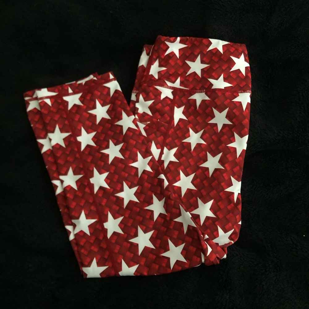 CVG Red Starstruck Large capris